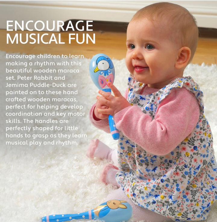 PETER RABBIT™ MARACA SET (FSC®)