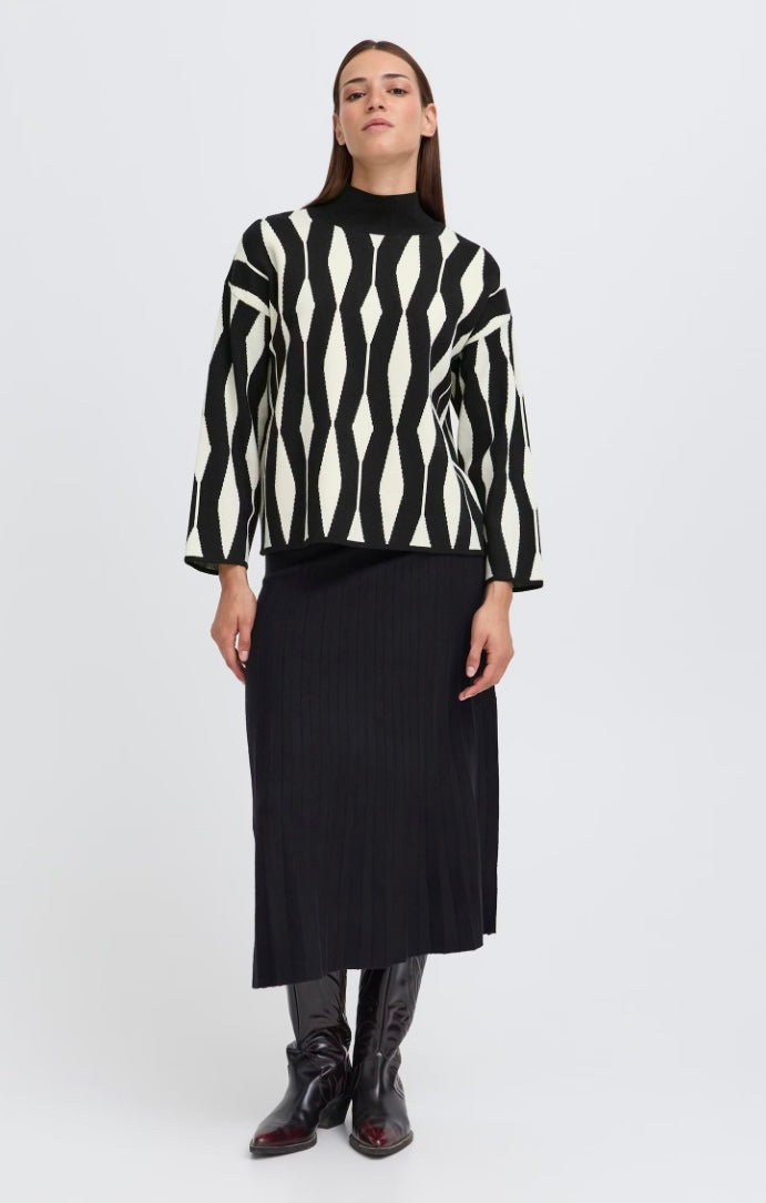 METEORITE OTARI JACQUARD JUMPER