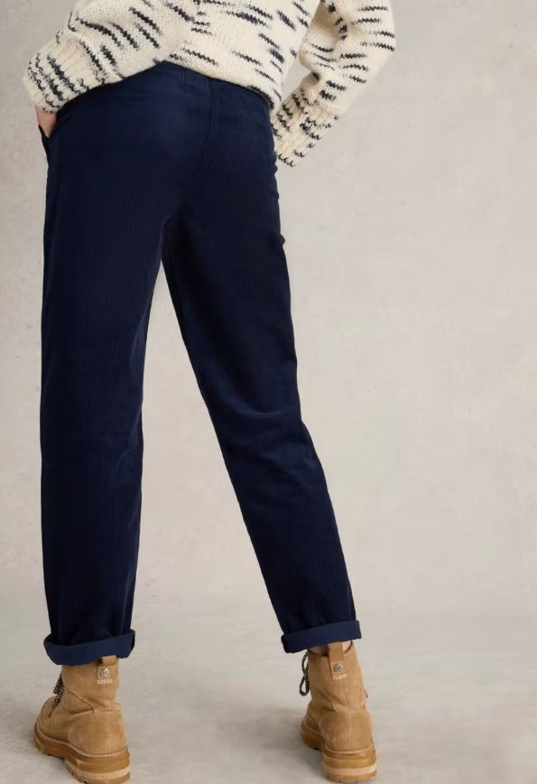 DARK NAVY TWISTER CORD TROUSER