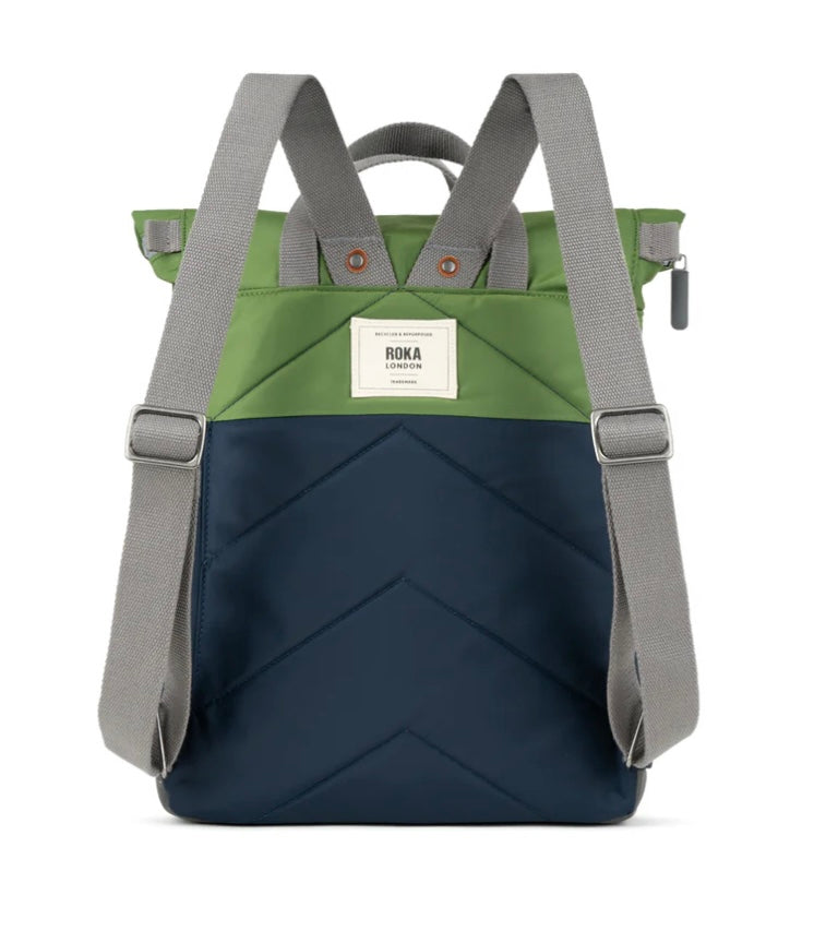 CREATIVE WASTE AVOCADO MIDNIGHT CANFIELD B RECYCLED NYLON MEDIUM BACKPACK