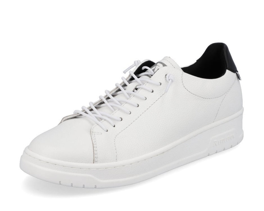 MENS WHITE LACE UP TRAINER
