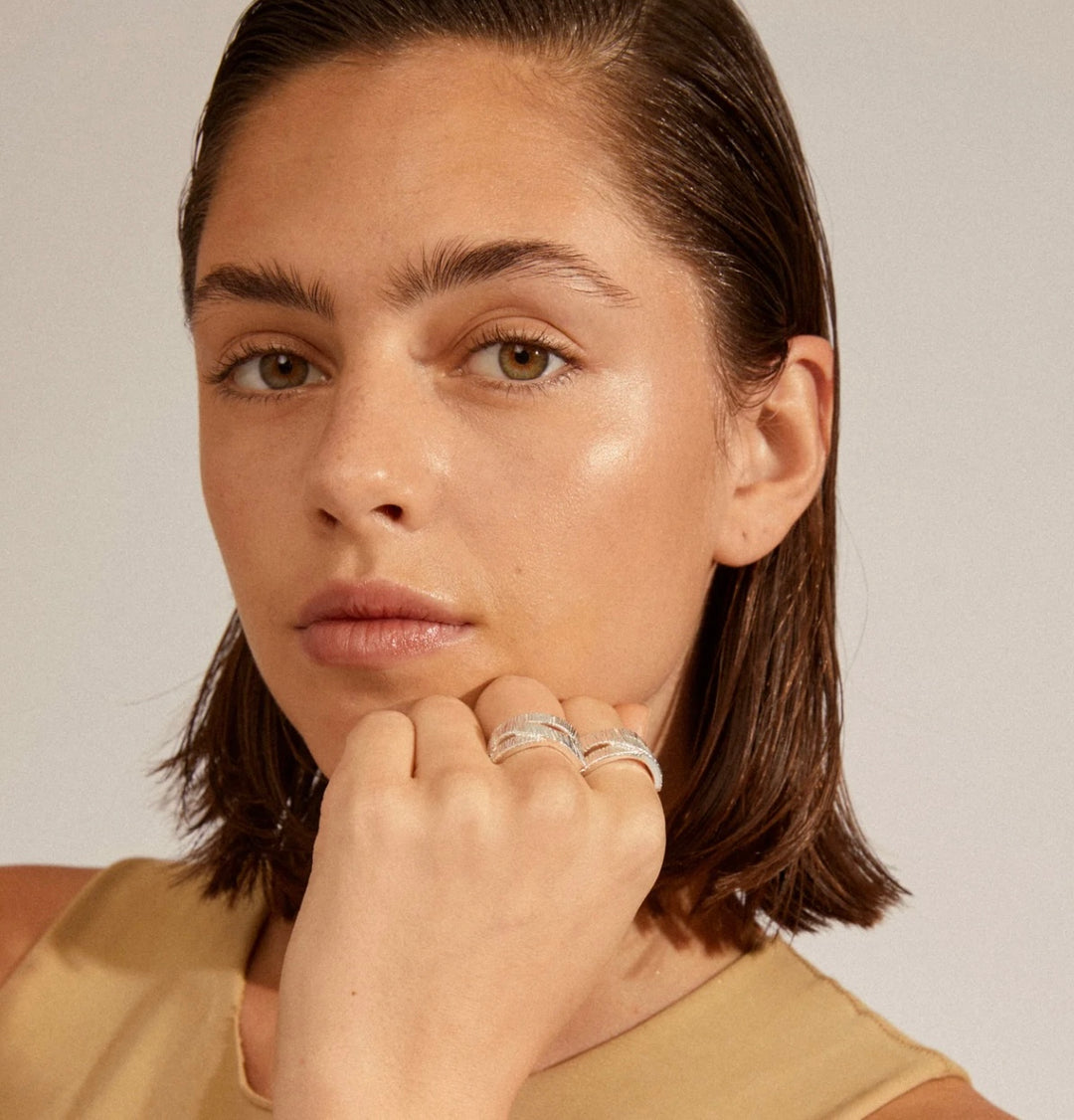 CARE RECYCLED SILVER PLATED RING
