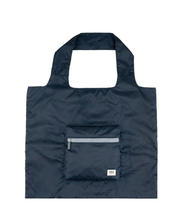 MIDNIGHT MEDIUM BOROUGH D RECYCLED NYLON FOLDABLE BAG