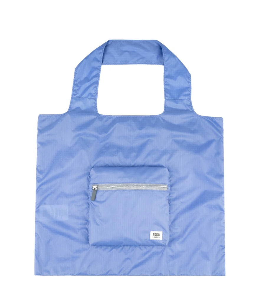 MEDIUM JACARANDA BOROUGH B RECYCLED NYLON FOLDABLE BAG