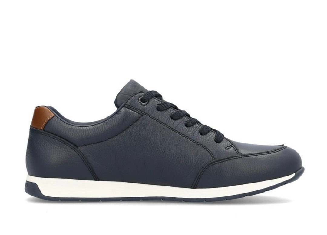 MENS NAVY BLUE ZIP DETAIL TRAINER