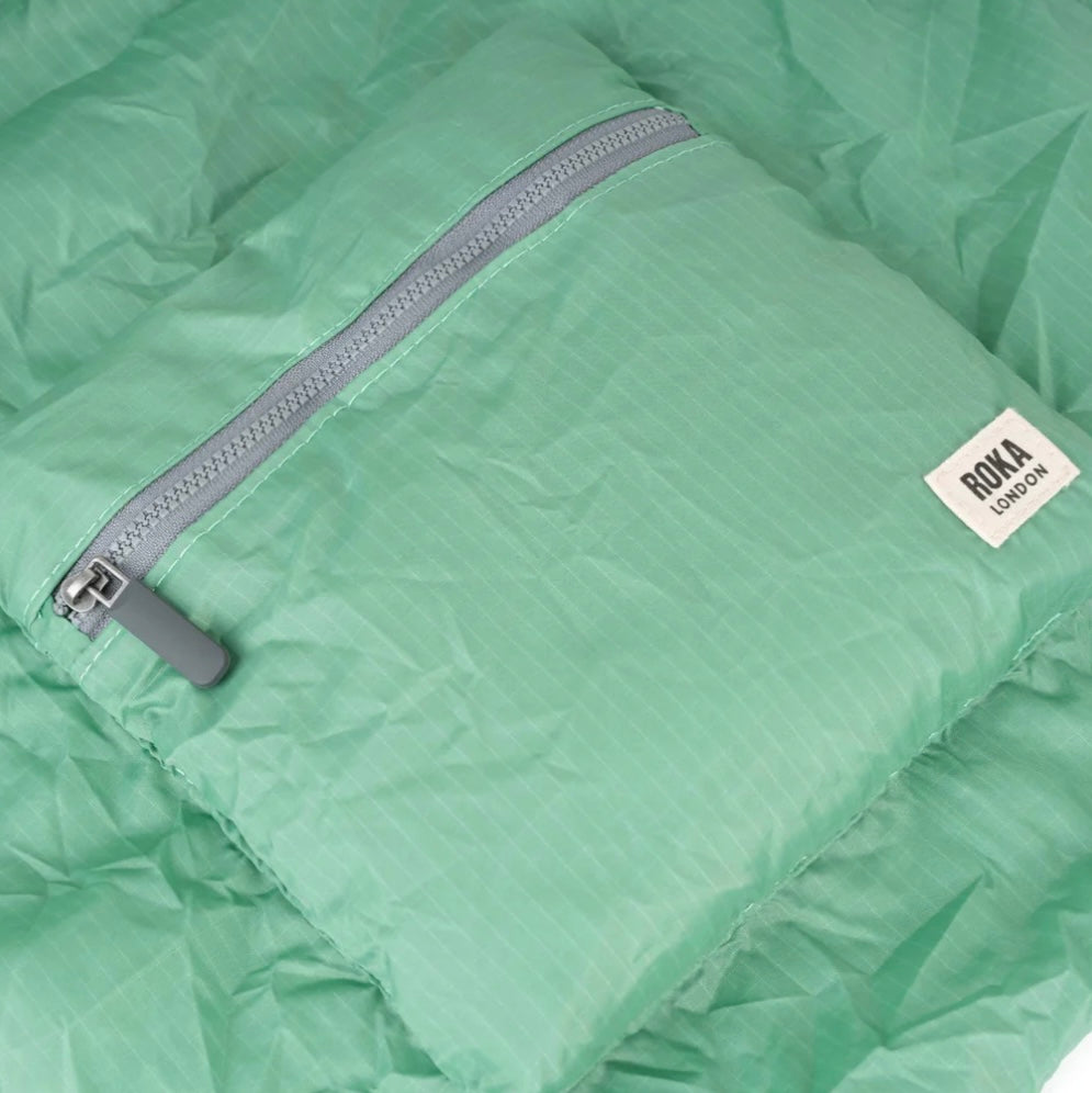 MATCHA MEDIUM BOROUGH D RECYCLED NYLON FOLDABLE BAG