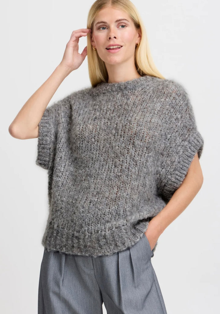 MID GREY MELANGE METTA VEST