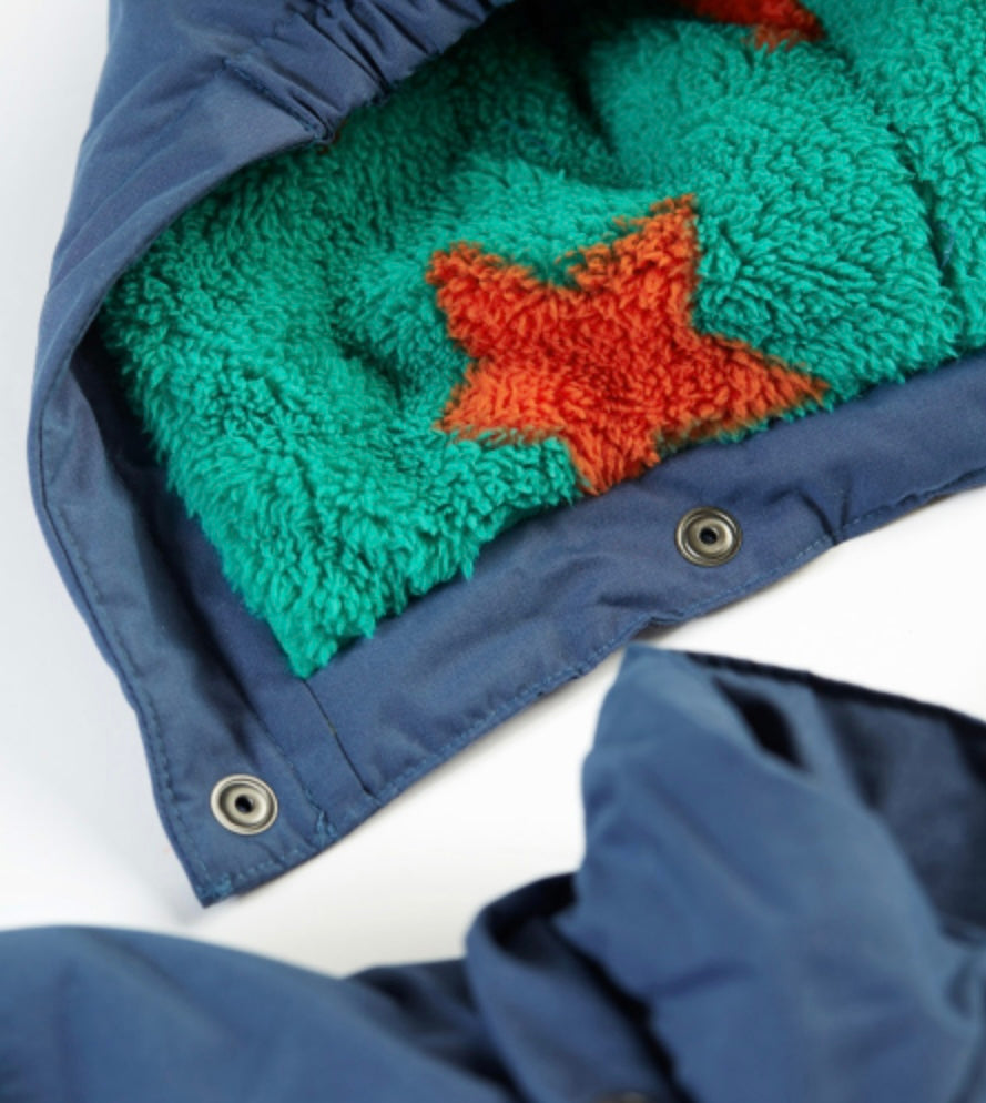 NAVY BLUE BONFIRE STARS RAMBLER 3 IN 1 COAT