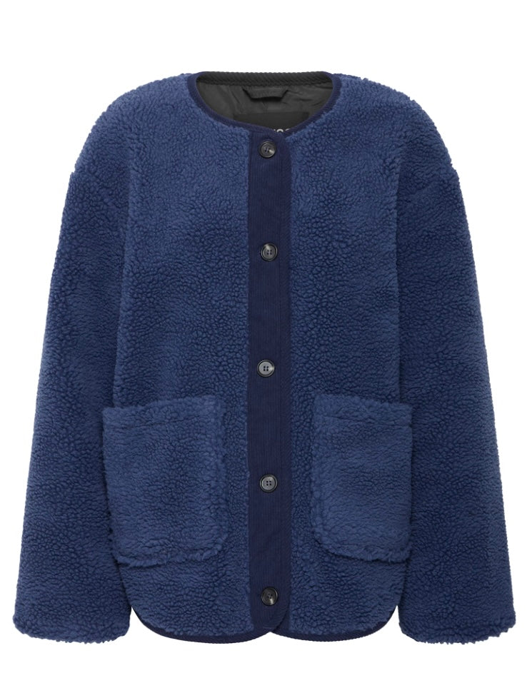 DARK DENIM MIX COTTY JACKET