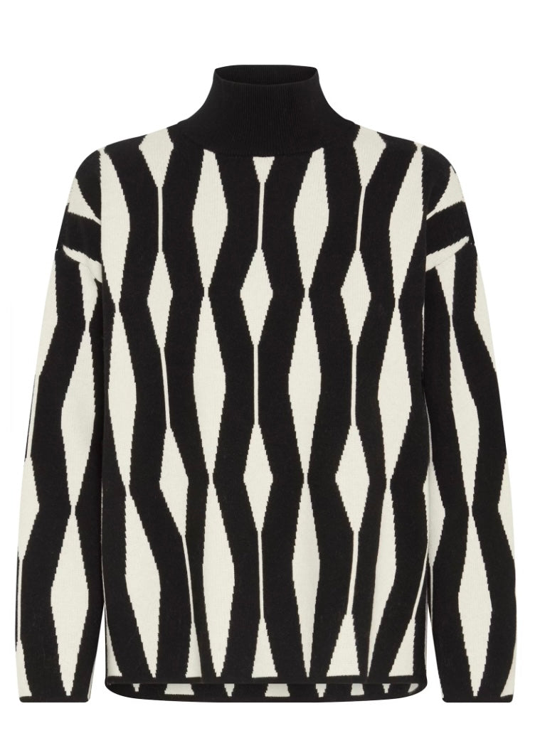 METEORITE OTARI JACQUARD JUMPER