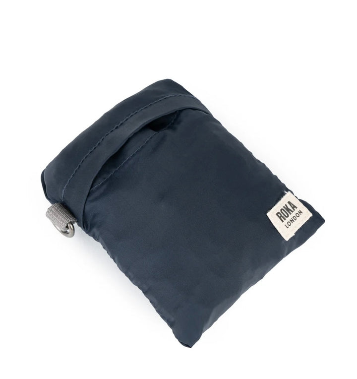 MIDNIGHT MEDIUM BOROUGH D RECYCLED NYLON FOLDABLE BAG