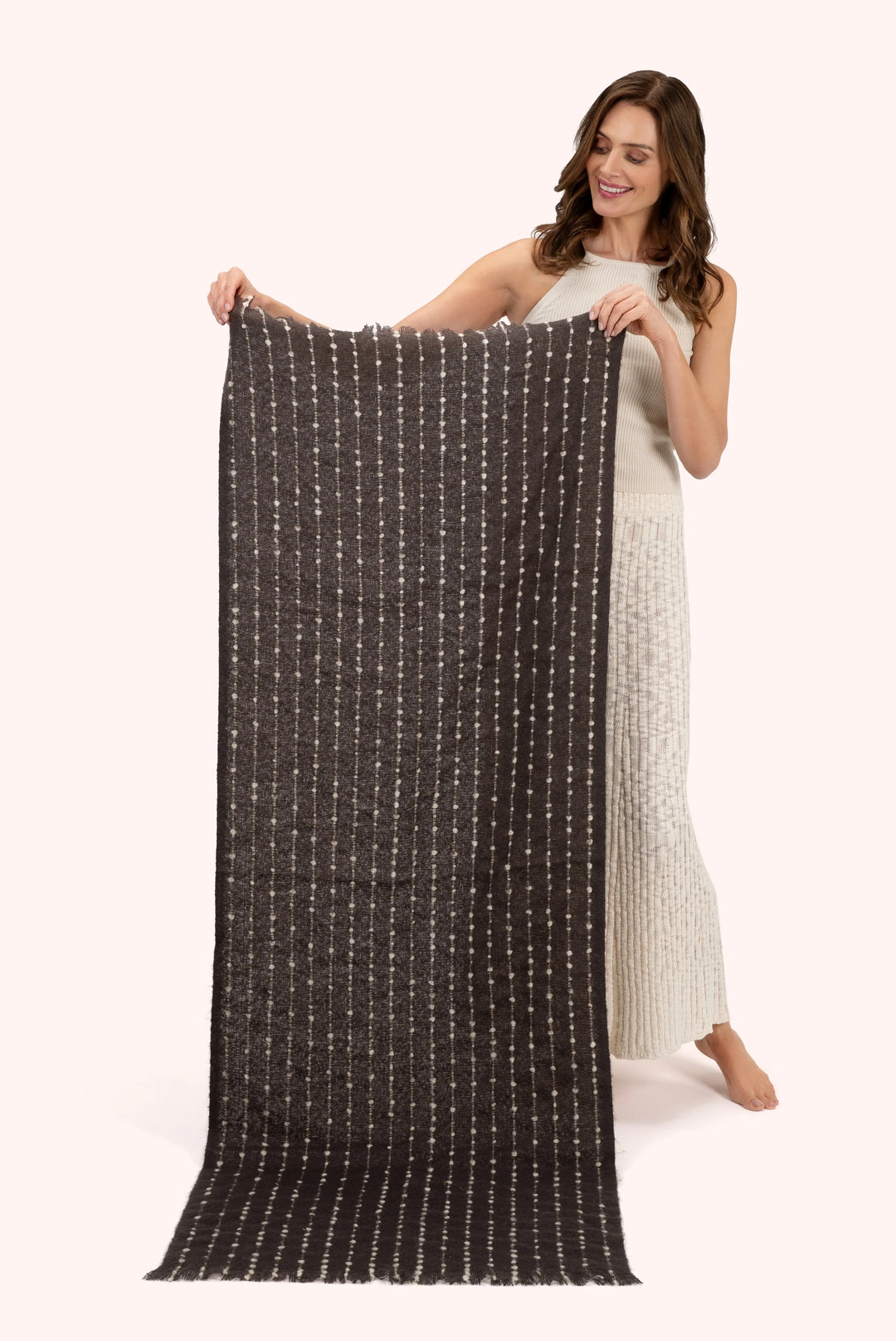 CHOCOLATE DAKOTA CHUNKY SCARF