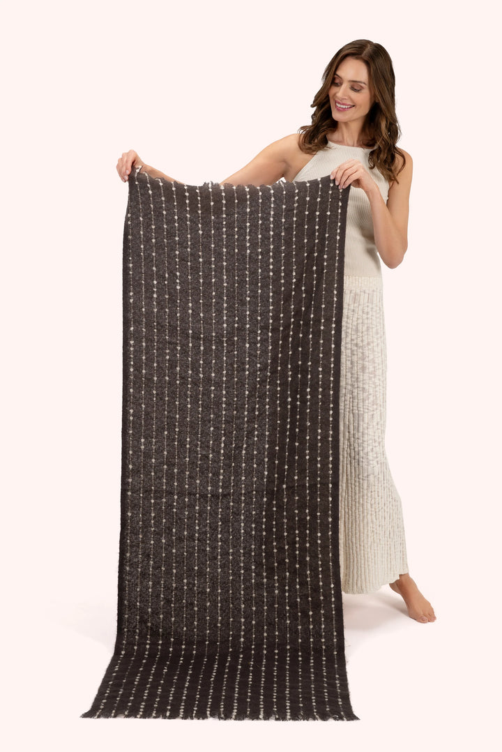 CHOCOLATE DAKOTA CHUNKY SCARF