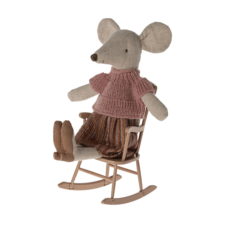 MOUSE ROCKING CHAIR DARK POWDER