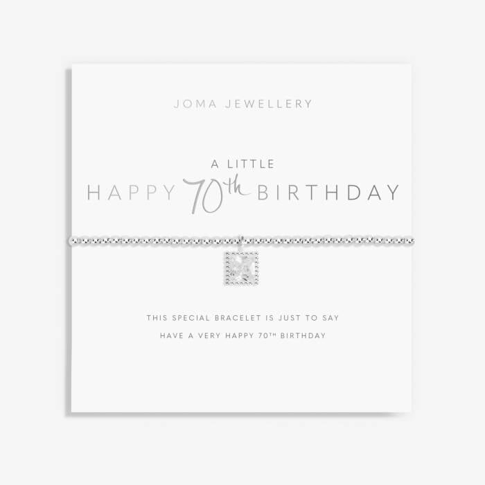 HAPPY 70TH BIRTHDAY BRACELET