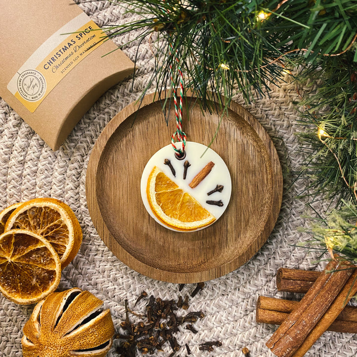 SCENTED DECORATION (CHRISTMAS SPICE) WAX HANGER