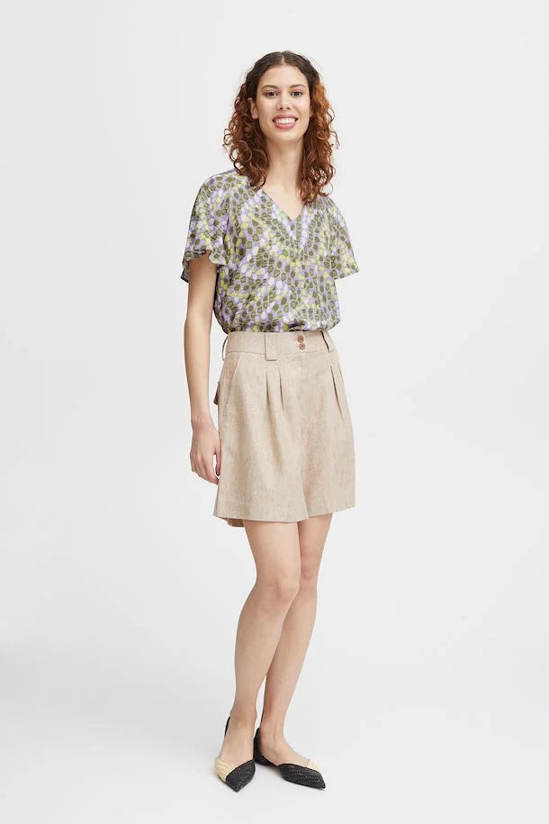 ORCHID BLOOM MIX IBANO BLOUSE