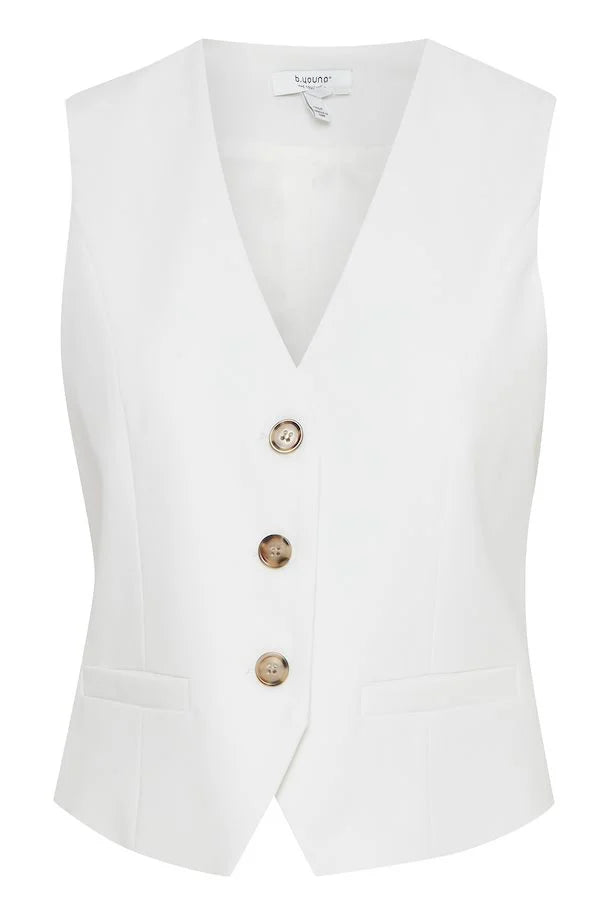 MARSHMALLOW WHITE DECERI WAISTCOAT