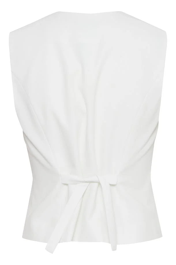 MARSHMALLOW WHITE DECERI WAISTCOAT