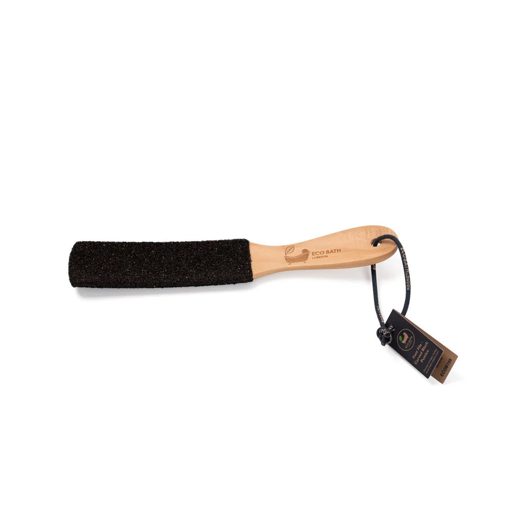 CURVED BLACK NATURAL PUMICE FOOT FILE