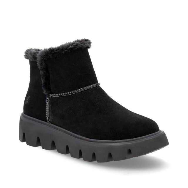 W2071-00 LADIES BLACK MID HEIGHT BOOTS