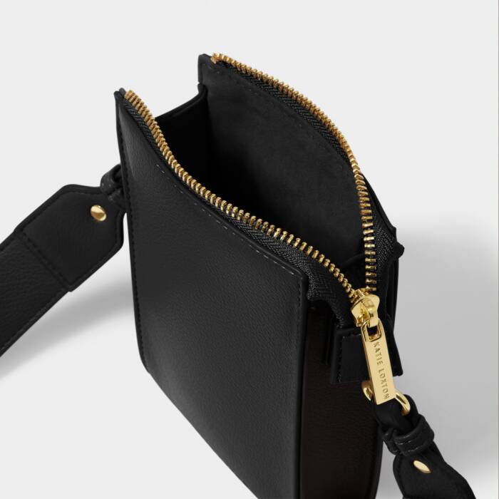EFFIE SLIM CROSSBODY BAG BLACK