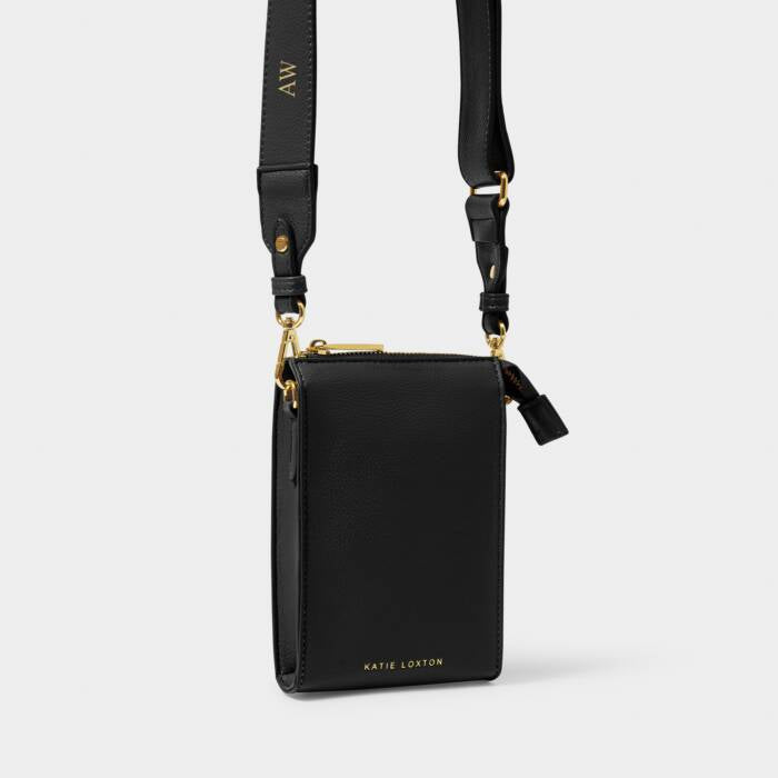 EFFIE SLIM CROSSBODY BAG BLACK