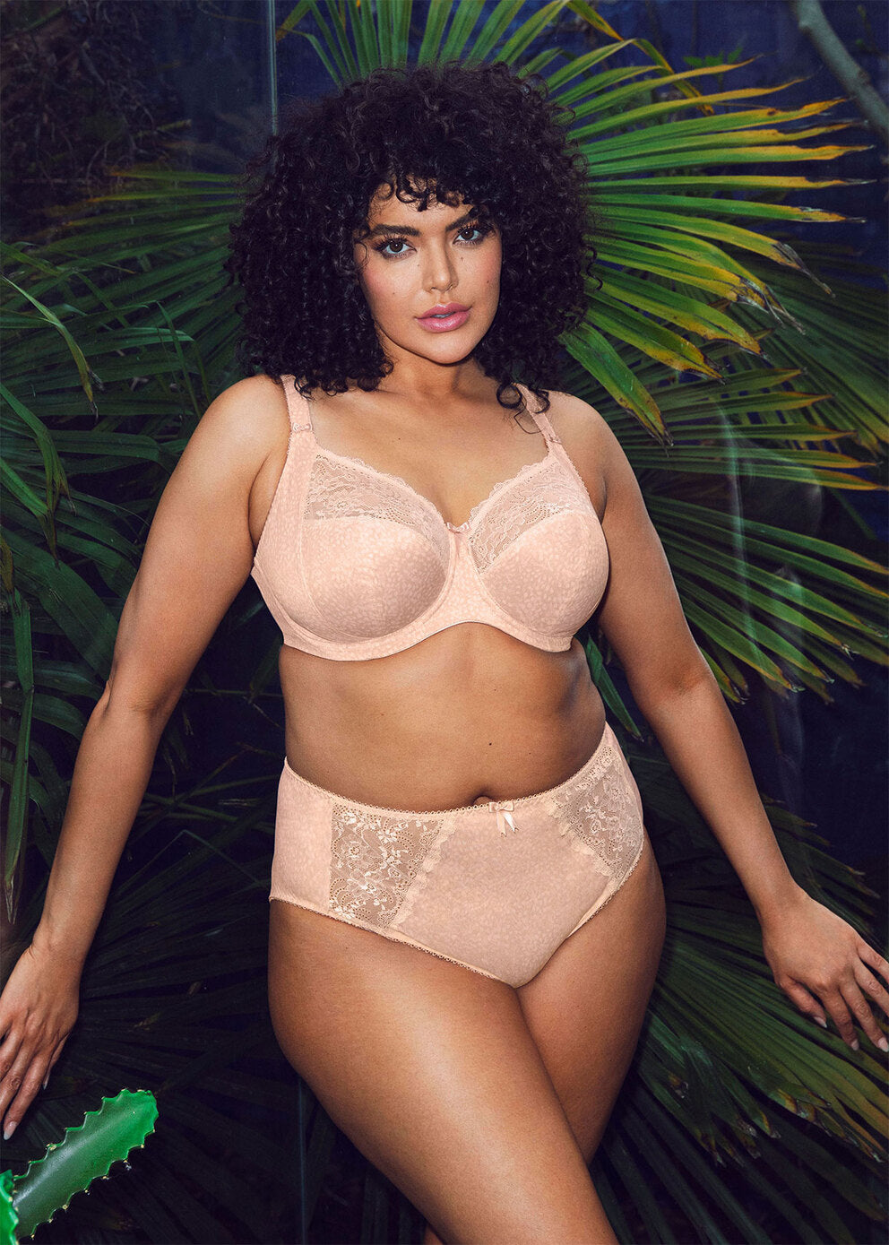ROSE LEOPARD MORGAN BRA