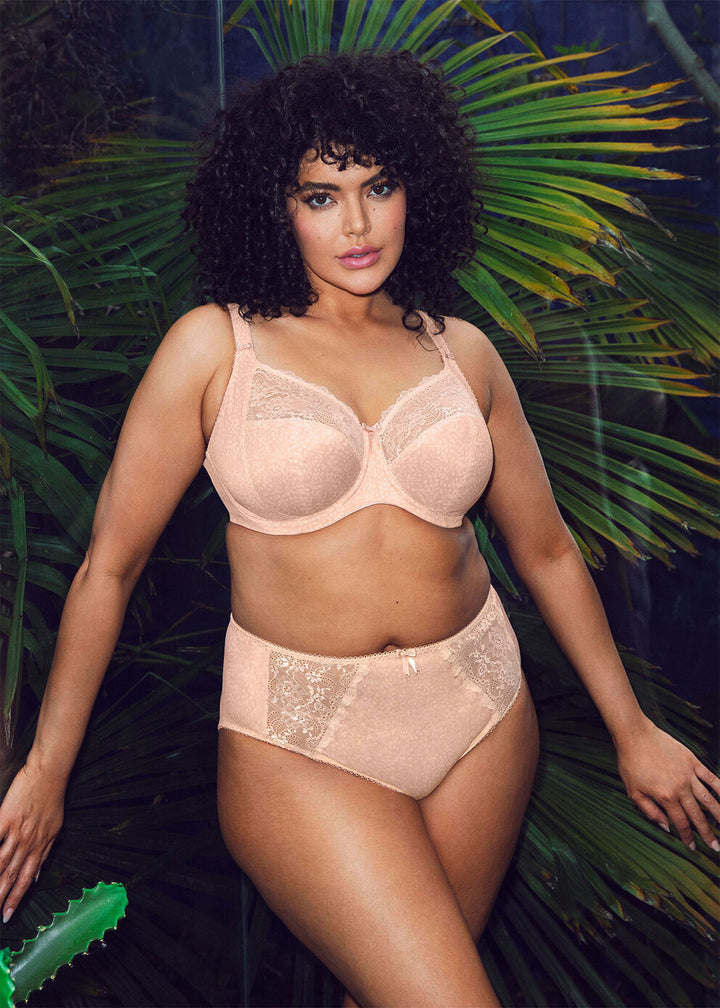 ROSE LEOPARD MORGAN BRA