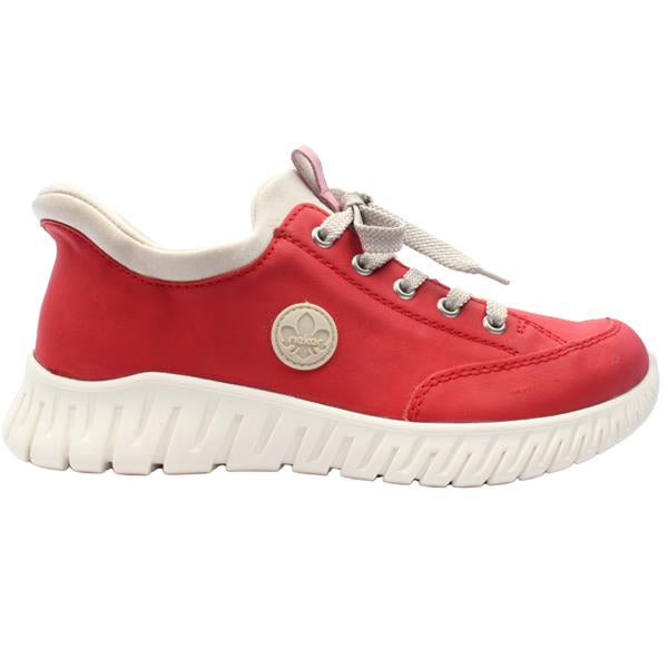 M5354-33 LADIES SHOES RED GESTROBELT