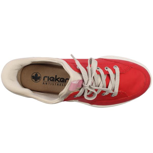 M5354-33 LADIES SHOES RED GESTROBELT