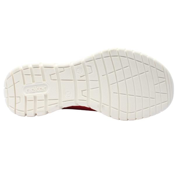 M5354-33 LADIES SHOES RED GESTROBELT