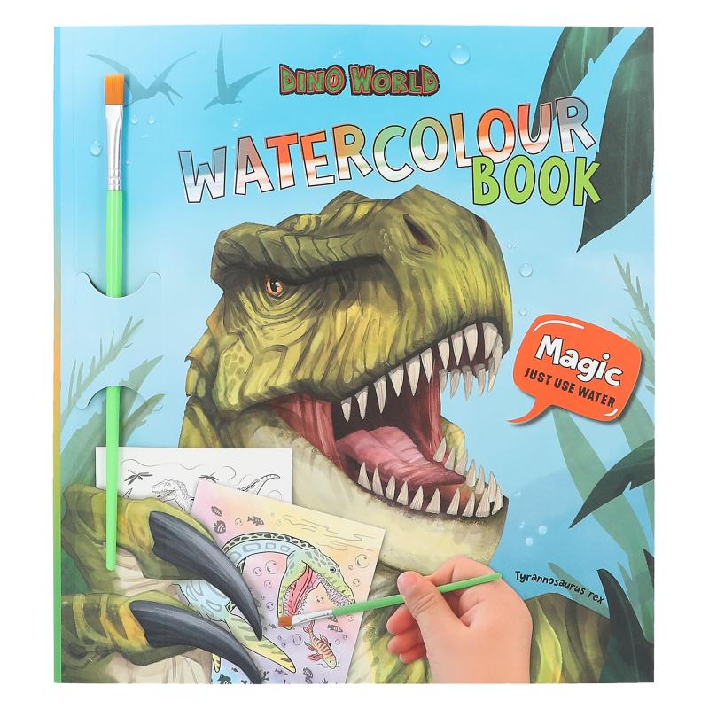DINO WORLD WATERCOLOUR BOOK