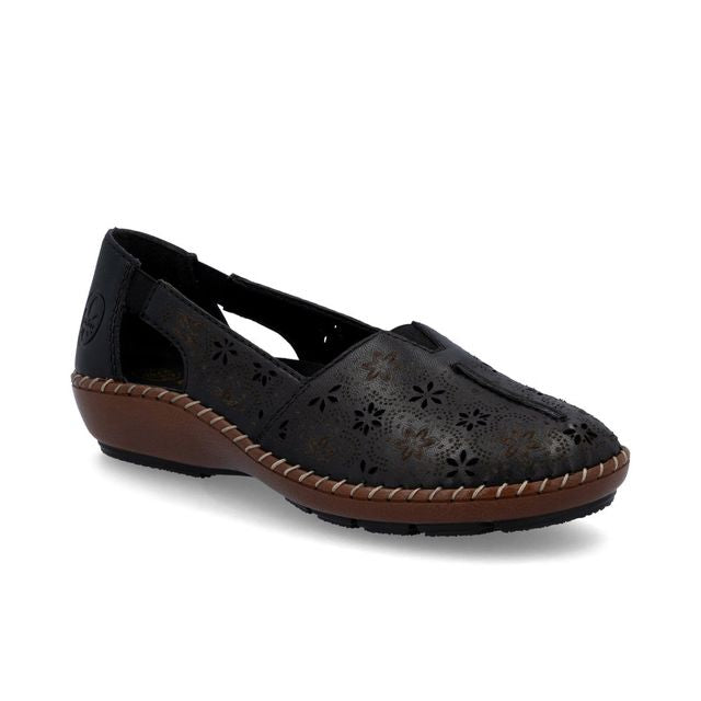 44870-00 LADIES SHOES BLACK SEITL. ANFLECHTER