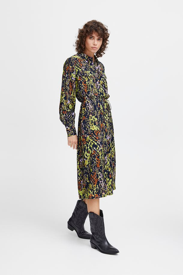 TOTAL ECLIPSE ANIMAL AZINO SHIRT DRESS