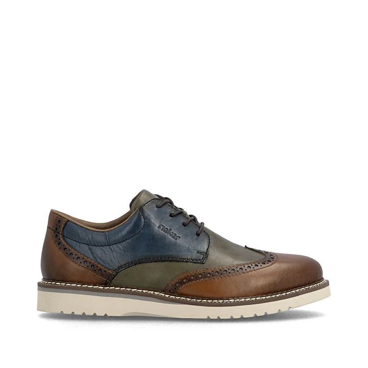 TAN MULTI LEATHER BROGUE
