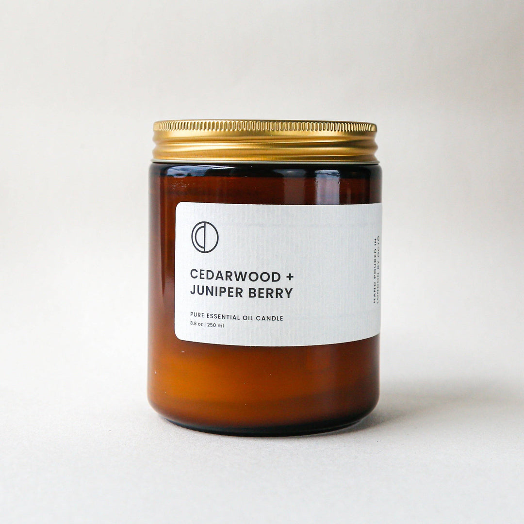 Cedar + Juniper candle: 120ml (small)