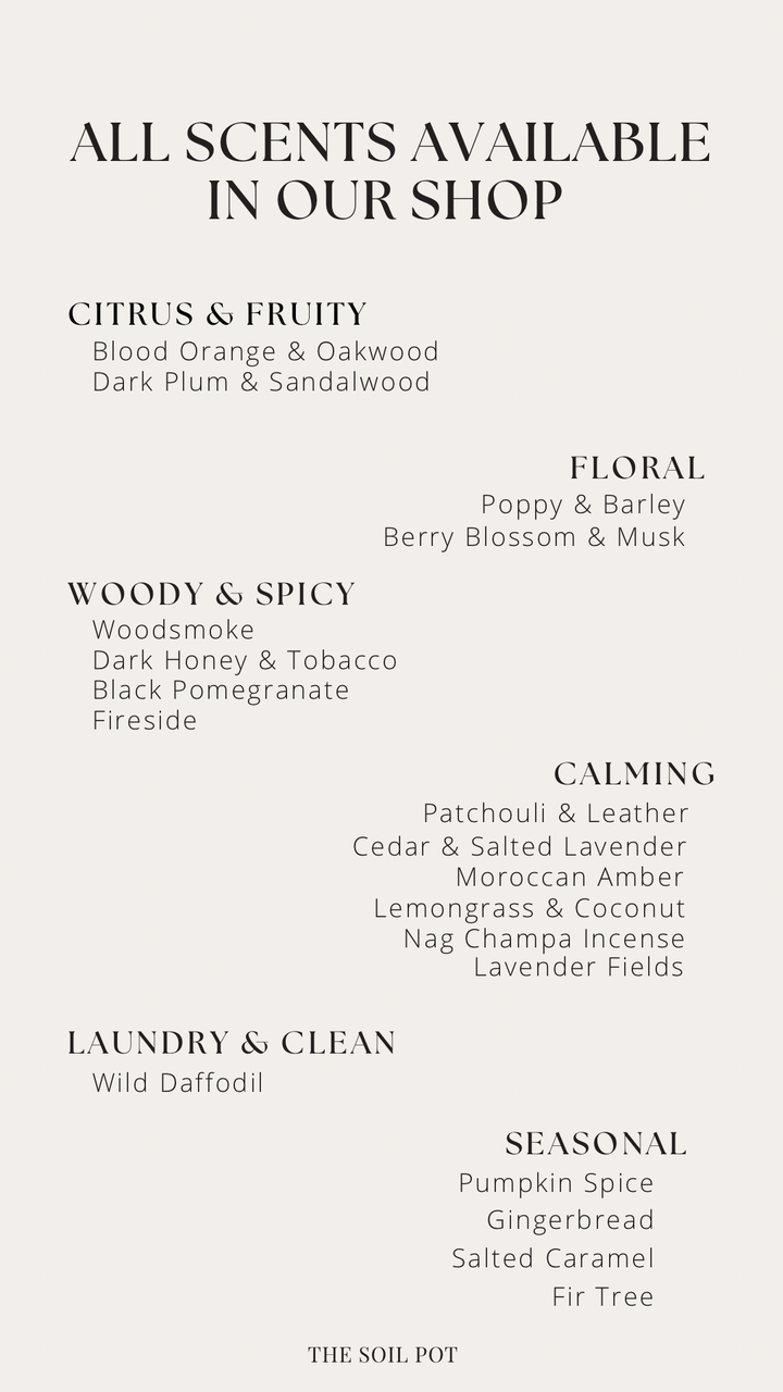 Botanical Wax Melt Tub: Patchouli & Leather