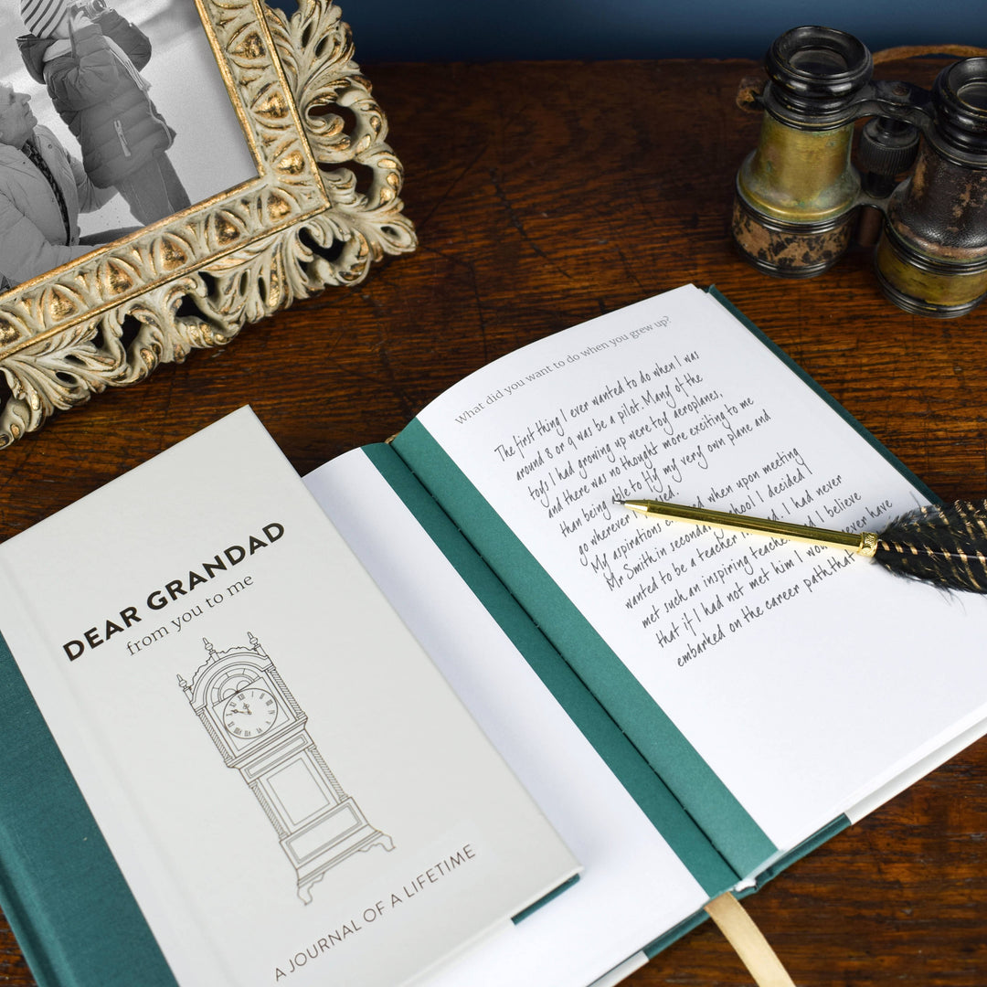 Dear Grandad Memory Journal | Guided Keepsake Gift