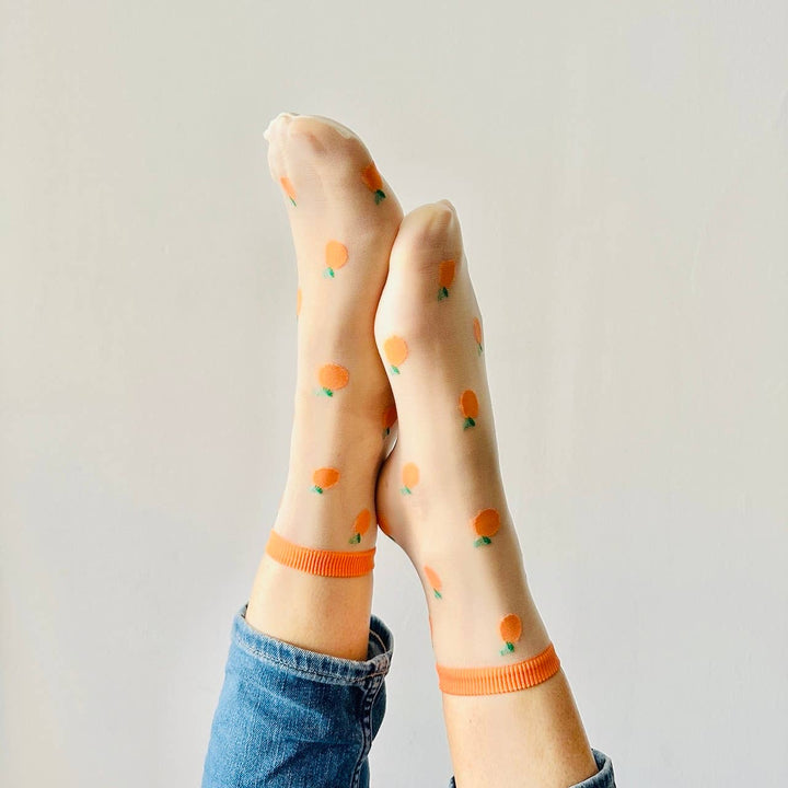 Clémence - Fruit spring socks - APRICOTS