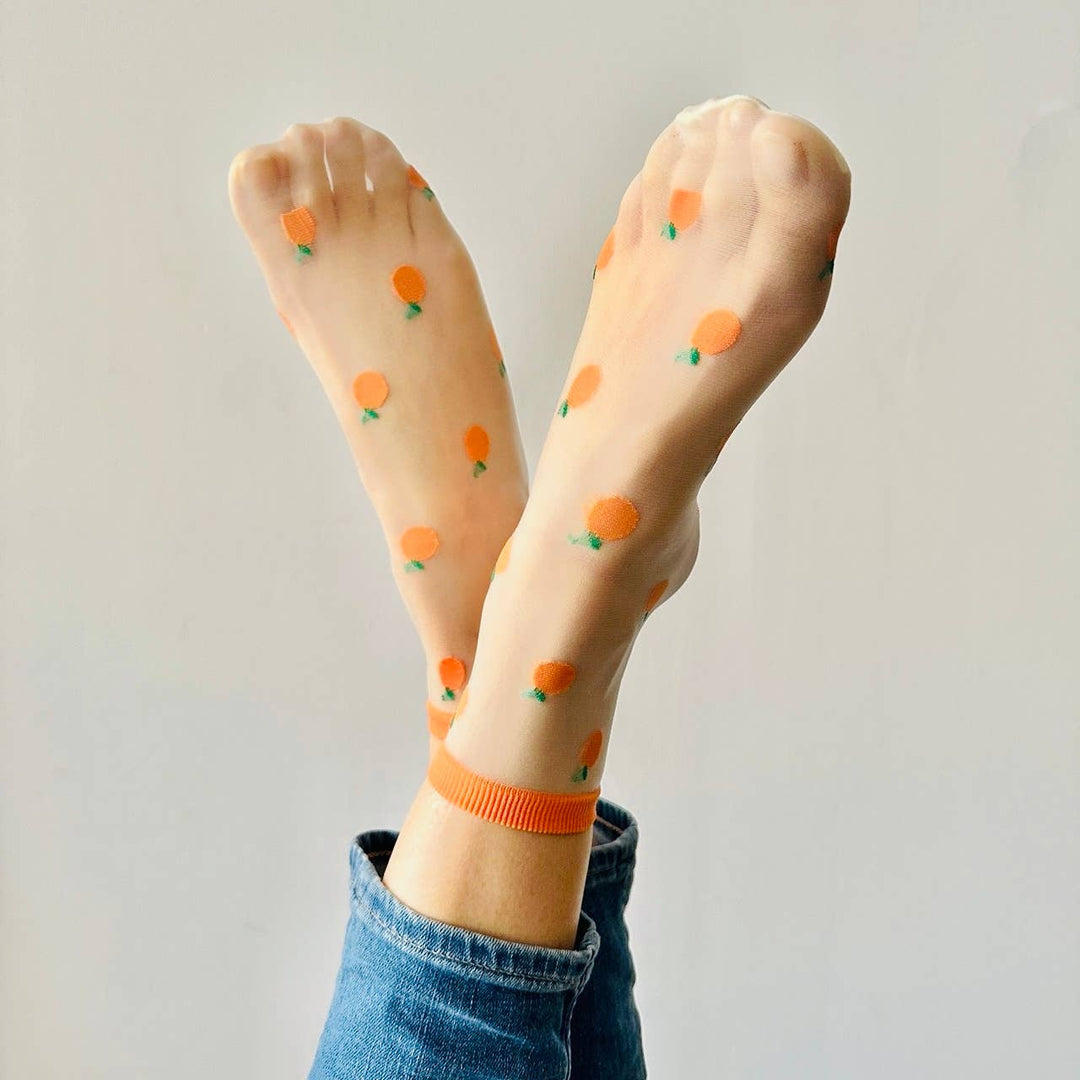Clémence - Fruit spring socks - APRICOTS
