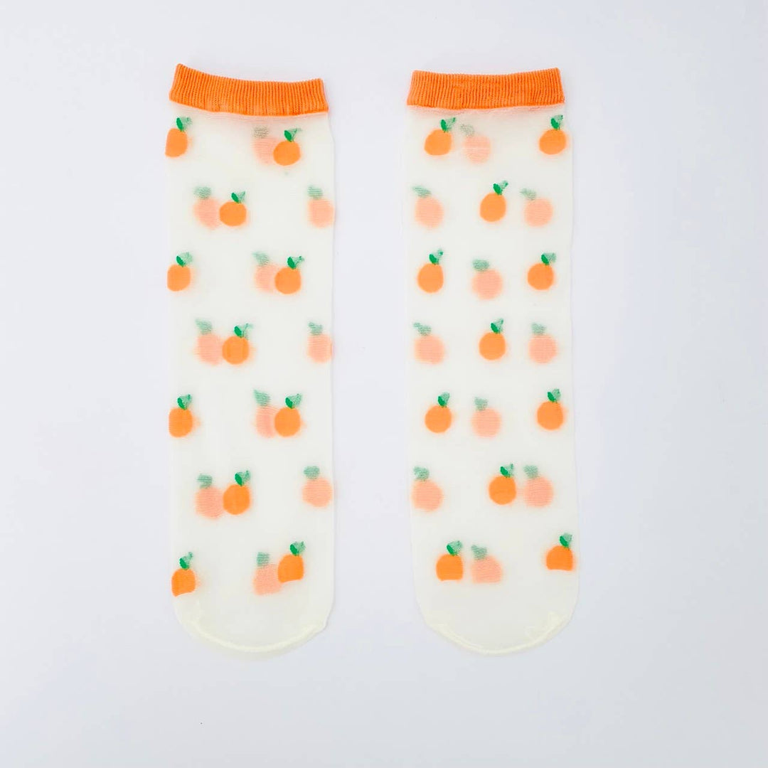Clémence - Fruit spring socks - APRICOTS