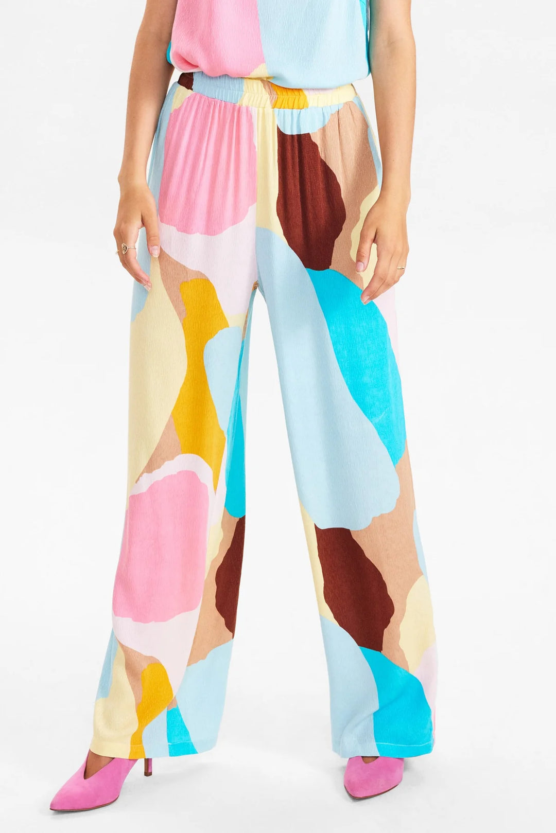 CRYSTAL BLUE ZIGGIE PANT