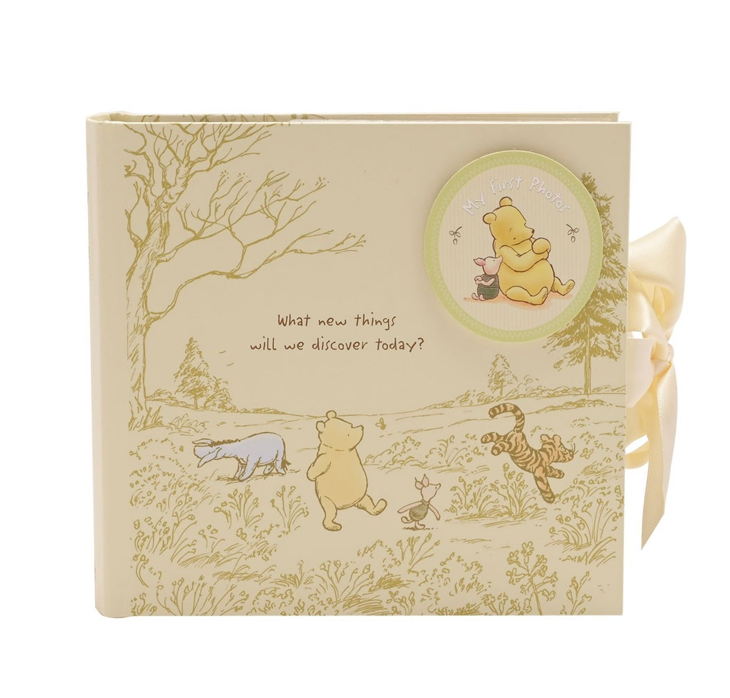 DISNEY CLASSIC POOH HERITAGE PHOTO ALBUM/BOX MY FIRST PHOTOS