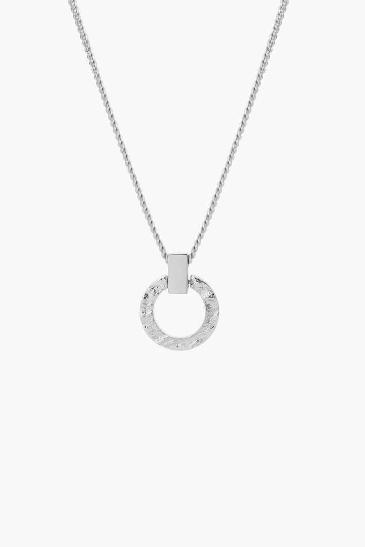 SILVER PALM NECKLACE