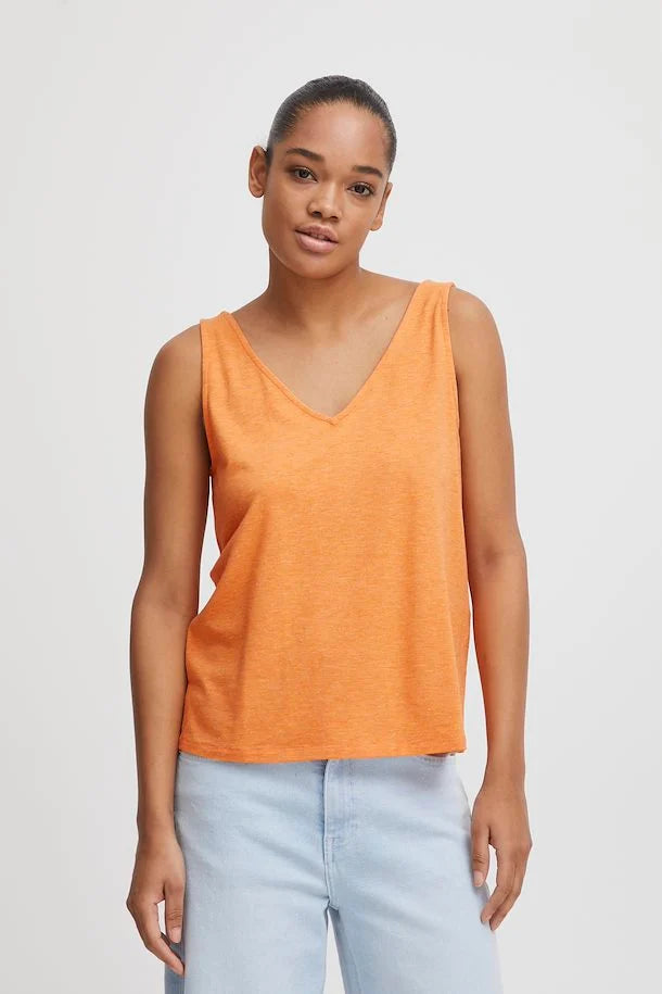 MUSKMELON REBEL LUREX TOP