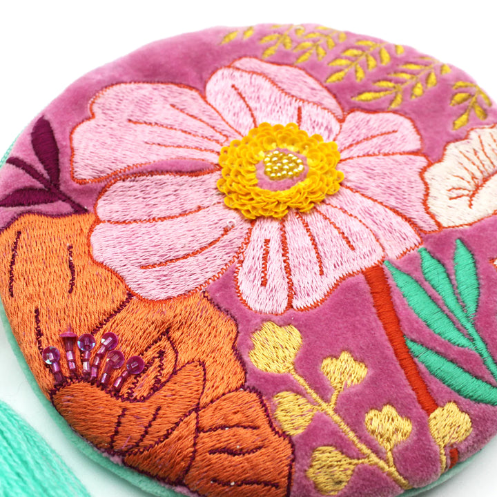 POSY HOT PINK ROUND PURSE