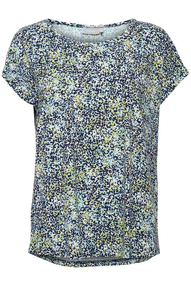 NAVY FLORA TEE