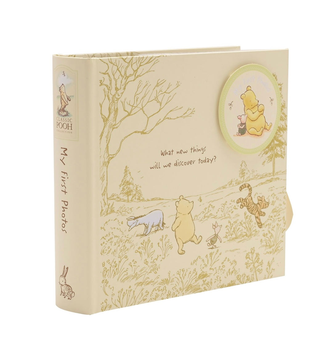 DISNEY CLASSIC POOH HERITAGE PHOTO ALBUM/BOX MY FIRST PHOTOS