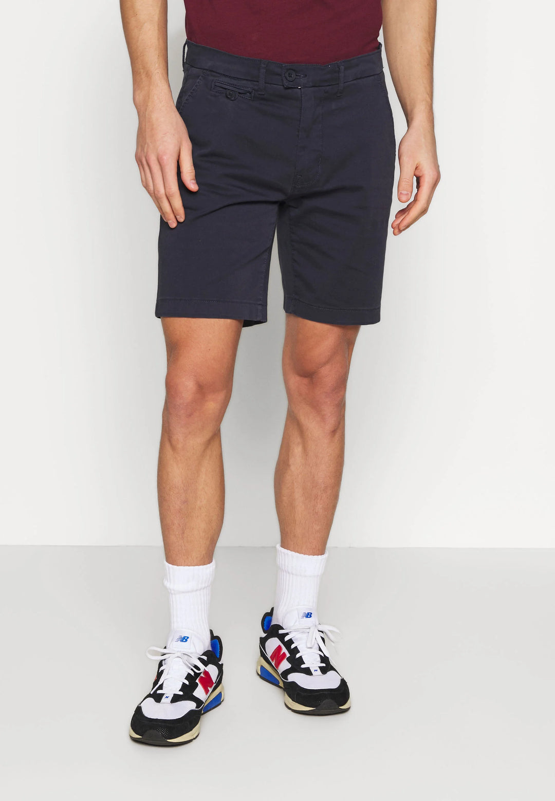NAVY ALLAN CHINO SHORTS